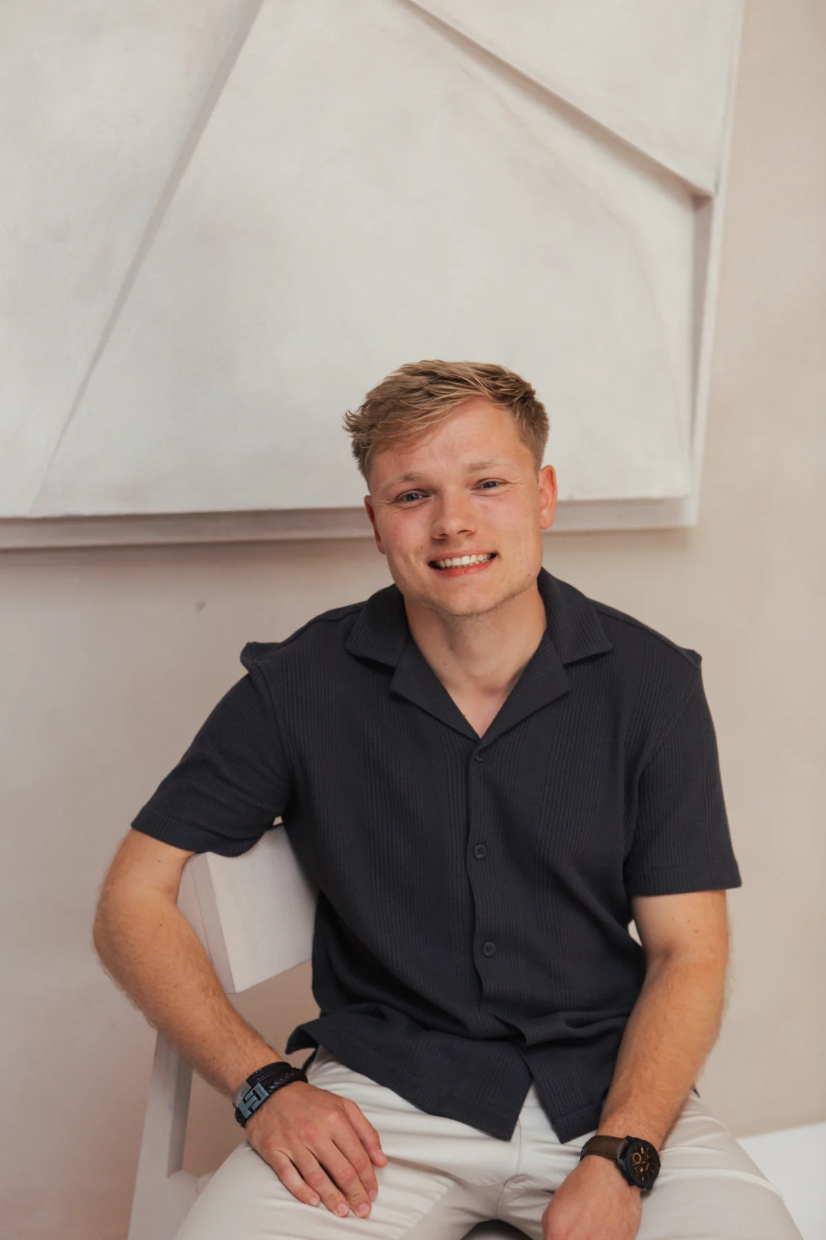 Portret van Arjen op de over ons pagina